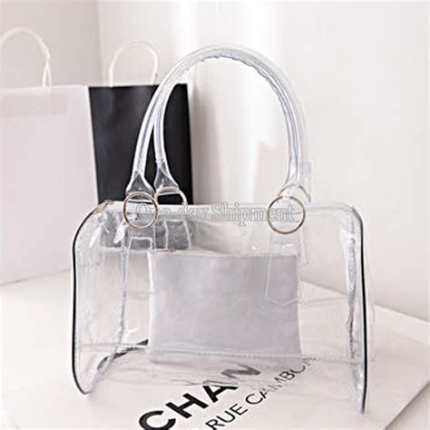 WOMEN'S LUXURY TRANSPARENT HANDBAGS 